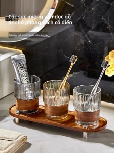YAGANG | Cốc Đựng Đồ Chải Răng Phong Cách Cổ Điển Nhẹ Nhàng Sang Trọng