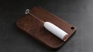 เครื่องปั่นมือถือไฟฟ้าสแตนเลส เครื่องตีฟองนม เครื่องตีไข่ เครื่องตีไข่ แบตเตอรี่แห้ง ไม้คนกาแฟ