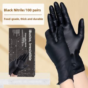 DINGQING | Food-Grade Black Nitrile Disposable Gloves