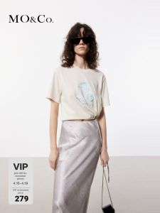 MO&Co. | Antibacterial and Dust Mite Resistant Sweet Dessert Print O2 Feel T-Shirt