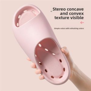 MONLEYTA | German Bathroom Waterproof Slippers Women Summer Anti-Slip Deodorant New 2025 Quick Dry Bath Special EVA Cold Slippers