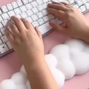 Bàn Di Chuột Công Thái Học Mới 2025 Với Phần Kê Cổ Tay Chống Trượt Silicon Dành Cho Bàn Phím Văn Phòng Game Thủ Thoải Mái Khi Sử Dụng Bàn Phím & Chuột