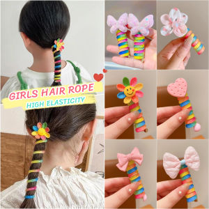 Kids Girls Headbands Hair Accessories Cartoon Hair Rope Rubber Band