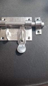 Then chốt cài cửa ngang INOX SUS 304 - Khung 7x6 cm