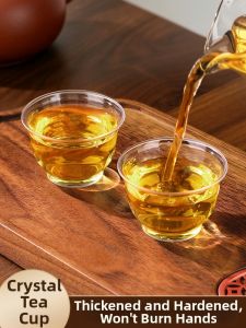 TAFUMAN | Portable Transparent Thickened Disposable Kungfu Tea Cup Heat Resistant Non-Scalding