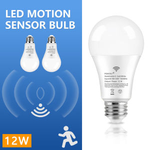 3pc Radar Motion Sensor Light Bulb E26 110V 12W LEDNight Light Bedroom Garden LED Bulbs For Home