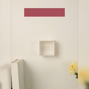 Wall Mount Flip Storage Box Punch-Free Multipurpose Container Transparent Dust-proof Sealing  Cosmetic Jewelry Box挂壁式收纳盒