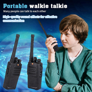 BF-888S Walkie Talkie UHF Transceive Portable Two Way Radio with Earpiece set of 1