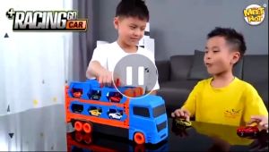 Mainan Anak Racing Go Car Mobil Truck Dengan Lintasan Balap Mobil