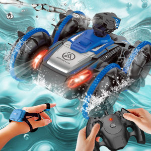 Toy Cars Remote Control Car RC Car 4x4 Off Road Waterproof Amphibious Stunt Car Boat 4WD 2.4Ghz 360 Rotating Christmas Birthday Gifts Boys Toys