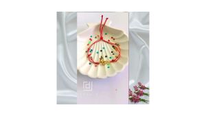 Gelang Pria Wanita Gelang tali liontin Kupu Kupu Anti Karat gelang fashion