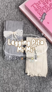BOBOHO - LEGGING ANAK PEREMPUAN MOTIF PITA / LEGING BAYI  / CELANA PANJANG ANAK PEREMPUAN CUTTINGAN KRIWIL