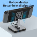 USB-C Stand Docking Station Tablet/Phone Folding Stand with 4K HDMI,PD 100W,USB 2.0 Ports for iPad Pro/Air iPhone 15 Switch Mac. 