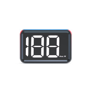 RYSJM | X1 HUD Car Head Up Display White Green Light Display KMH MPH Meter Digital GPS HUD Speedometer USB Plug Big Font For All Cars