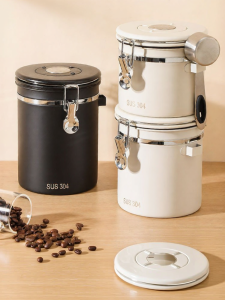 YIYIPAI | Vacuum Sealed Coffee Bean Storage Jar