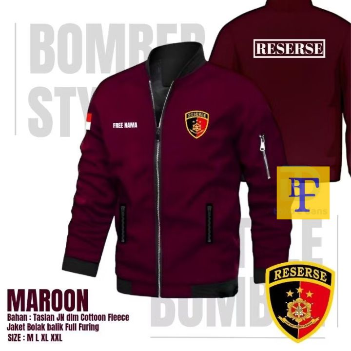Logo Rserse Jaket Reserse Polisi Bareskrim Bomber Custom Design Pria Distro Keren ...