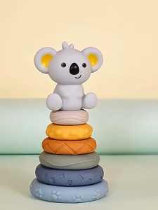 Baby Soft Rubber Blocks Puzzle Cube Building Blocks Montessori Toddler Child Learning Educational Kids Toy