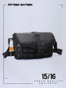 Fifteen Sixteen15/16 Mens Casual Messenger Chest Bag Medium Size Crossbody Bag 9L X-PAC Material Fashion Mens Bag