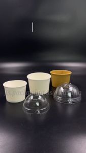 Ice Cream Paper Bowl /Mangkuk Kertas Ais Krim 6oz (1 Scoop Ice Cream)/ 8oz (2 Scoop Ice Cream) x 50Pcs/Pkt / 5oz/ 8oz X