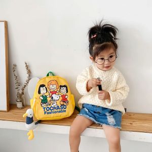 SG Cartoon Kids Bags Trendy Backpack Kawaii Kindergarten Primary School Nylon Bookbag Student