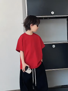 Kaos Anak Laki Laki 12 Tahun 100% Cotton Combed Print Fashion Motif Ninja Turtles Tren Populer Tahun Ini Baju Merah Anak Laki Laki Korean Style