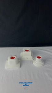 Fitting Lampu Plafon Segi / Fitting Plafon E27 Merek CAHAYA