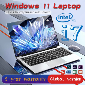2025 Portable Ultrathin Study Office   Windows 11 Laptop Computer Intel Core i7 -7500U HD Screen Dual Core 12GB RAM1TB SSD1 4.1 Inch  Learning laptops Pc Gamer(Three year warranty)