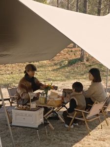 Flysheet Set Tiang 500x380cm Tarp Naturehike C2350WS010 Glamping Waterproof Canopy Atap Tenda Camping Piknik Dengan Tiang 4x3M Flyshet Kemah Outdoor