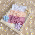 Băng Đô Nylon Xoắn Mềm Mại Cho Bé Băng Đô Co Giãn Nơ Rộng Unisex Mũ Đội Đầu Cho Trẻ Sơ Sinh Màu Trơn Dễ Thương 1-3Y Dải Tuổi 1-3Y. 