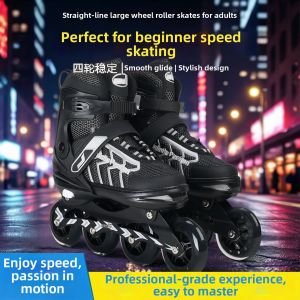 MLZH | Adult Beginner Inline Skates Big Wheels