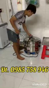 Nồi hấp bằng điện cách thủy hấp đa năng có cảnh báo chống cháy và cạn nước  size 47cm