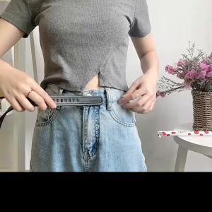 Belt Wanita Casual Ikat Pinggang Waist Jeans Kulit Buckle Sheng HNF