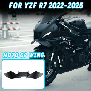 For Yamaha YZF-R7 YZF R7 2022 2023 2024+ Motorcycle Fixed Wing Cover Aerodynamic Frame Wing Air Guide Spoiler Aileron R7 22-25