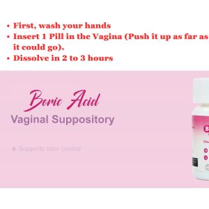 30pcs Boric Acid Vaginal Suppositories For Vaginal Yeast Infection For Bacterial Vaginosis Yeast Infection Medicine Femal Gynecological Antibacterial Gel Effective Treatment for Vaginal Itchy Vaginal Suppository Odor Treatment