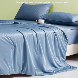 DTHN | Cooling Summer Duvet 4pcs Set Single Size Machine Washable