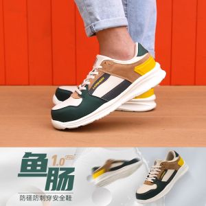 LARNMERN Sepatu Safety Impor Anti Slip Enteng & Nyaman dipakai