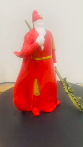 Tượng Quan Công/Quan Vũ chất liệu Sứ tráng men cao 18cm thủ công mỹ nghệ nhập khẩu Làng Gốm Sứ Phúc Kiến