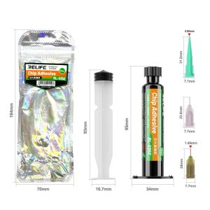 RELIFE RL-035E 10CC Chip Adhesive With Push Strong Durability High-strength Bonding Mobile Phone Repair BGA Chip Seam Glue