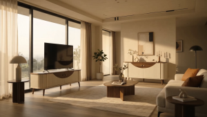 Premium Living Series TV Cabinet Coffee Table Multifunction Kabinet Meja Kopi Side Kabinet Storage Simpanan Rack Rak