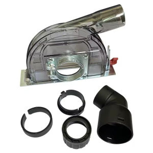 Grinder guard modified cutting machine dust cover 100 polishing machine dust free cutting machine 125dust suction grooving black