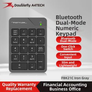 A4TECH | Bluetooth Dual Mode Digital Numeric Keypad Rechargeable Silent Keys