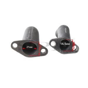 ท่อ intake karburator รถจักรยานยนต์สำหรับ49cc 60CC 80cc 66cc มอเตอร์2จังหวะมอเตอร์ไฟฟ้าจักรยานอุปกรณ์เสริมมอเตอร์ไซค์