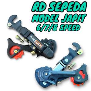 (( RD MODEL JAPIT )) RD Sepeda 6 7 8 Speed Pemindah Gigi Gear Belakang Sepeda Model Capit / Jepit 6sp 7sp 8sp