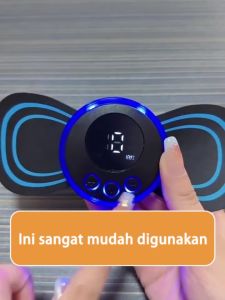 EMS Alat Pijat Punggung Alat Pijat Leher Electric Terapi Pinggang Akupunktur Alat Pijat Leher Terapi Mini Pad Mat Electric EMS Massager Recharging