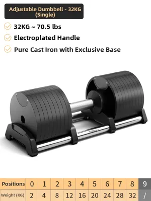 TEZEWA | Adjustable Weight Dumbbell Fitness Set