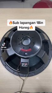 Speaker JIC LA 18100 - 18 INCH Speaker Low Subwoofer 1200 Watt Speaker Konektivitas Wired Tanpa Bluetooth Speaker Kualitas Suara Spl 95.1 Db Speaker Bahan Aluminium Dan Kain - Lazada