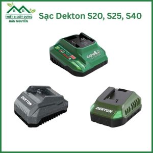 Sạc Dekton M21-S20 2.0A S25 2.5A S40 4.0A màu xanh xám olive
