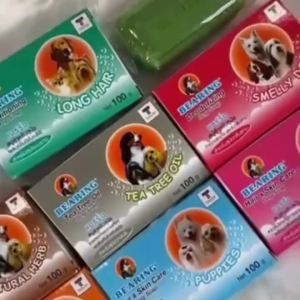 Bearing Hair & Skin Care Soap 100g Prevents Ticks & Fleas with Unique Formula for All Types of Hair