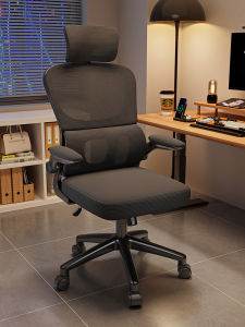 Comfortable Home Office Computer Chair Back Support Ergonomic Design Non-Tiring Study Chair Adjustable Lumbar Support Seat