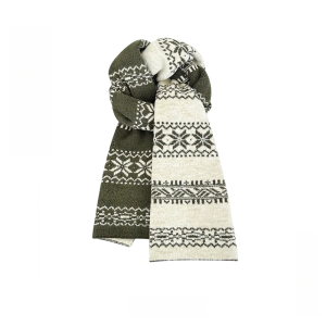 Autumn Winter Warm Thickened Scarf Snowflakes Style